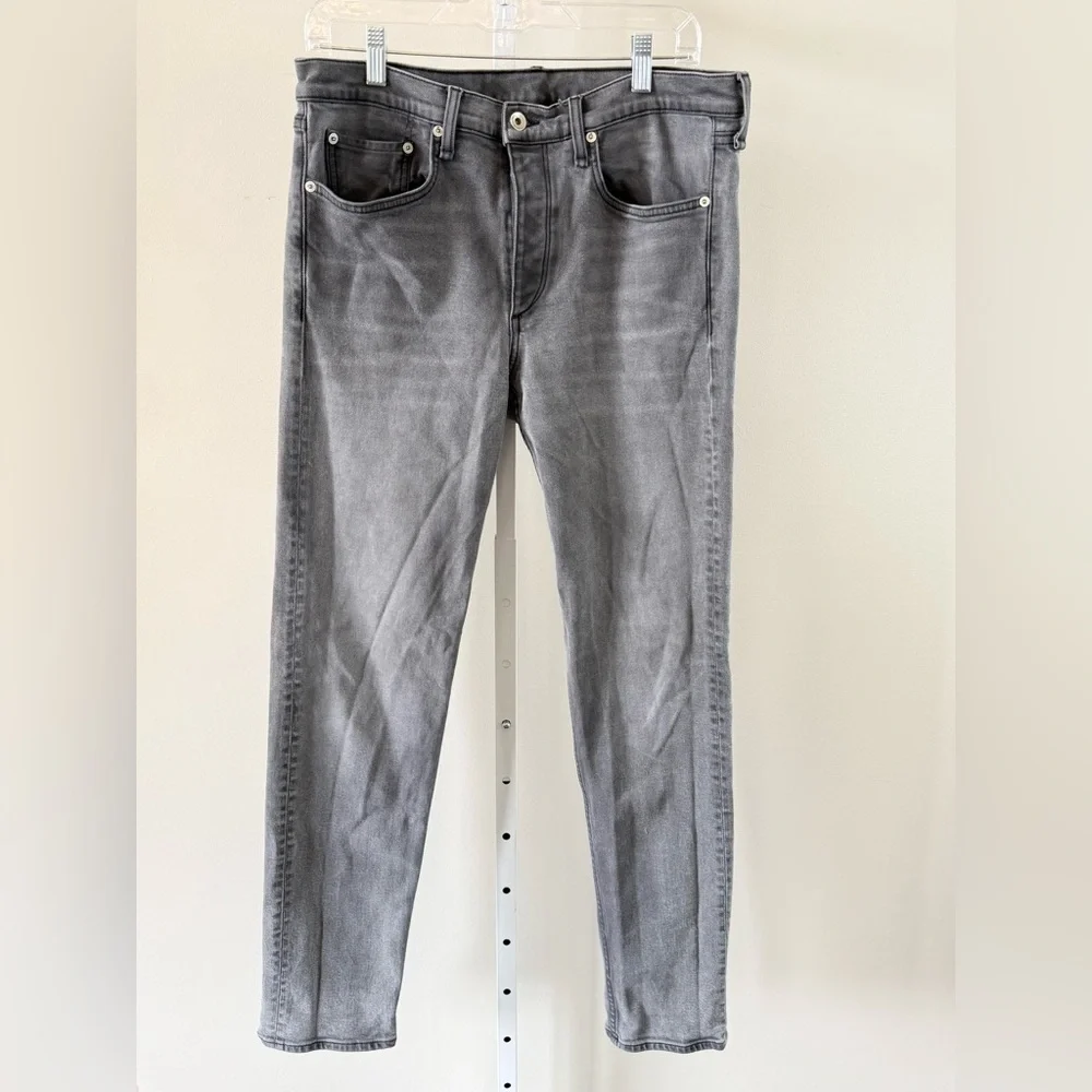 rag & bone Fit 2 Slim Greyson Gray Jeans 34 Slim Straight Denim